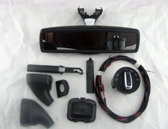 Автомобильное зеркало заднего вида с переключателем света + Датчик