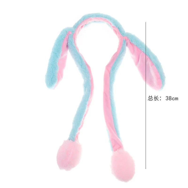 

New will move rabbit ears hair band cute show MOE funny air bag Christmas hair band gift