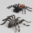 Искусственный паук, украшение для Хэллоуина, модель паука, реалистичный пластик, статуэтки-пауки детская игрушка, Новинка