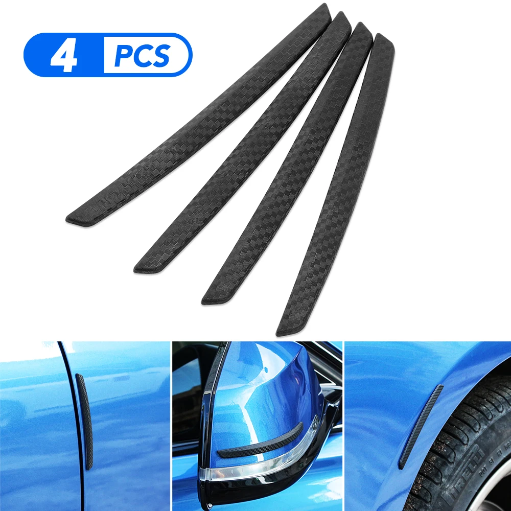 4 шт. Автомобильные Наклейки На края двери защитная полоса для Ford Explorer KUGA chevrolet