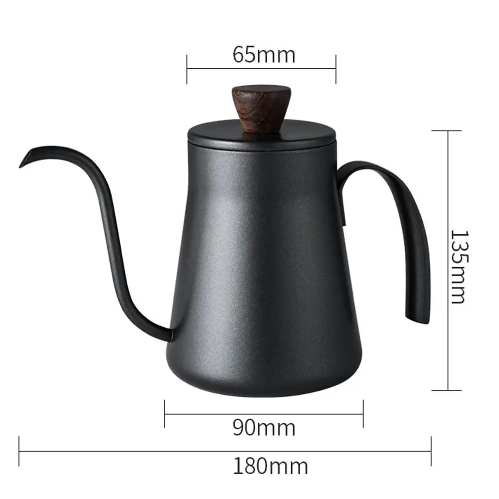 

400ml Mini Stainless Steel Thicken Coffee Dripper Pot Kettle Home Kitchen Gadget Kitchen Accessories Tools