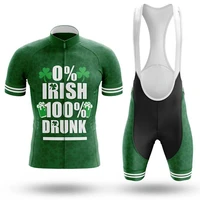 2022 drunk mens cycling kit professional cycling clothing quick dry summer sleeved cycling shirt bib short gel pad breathable