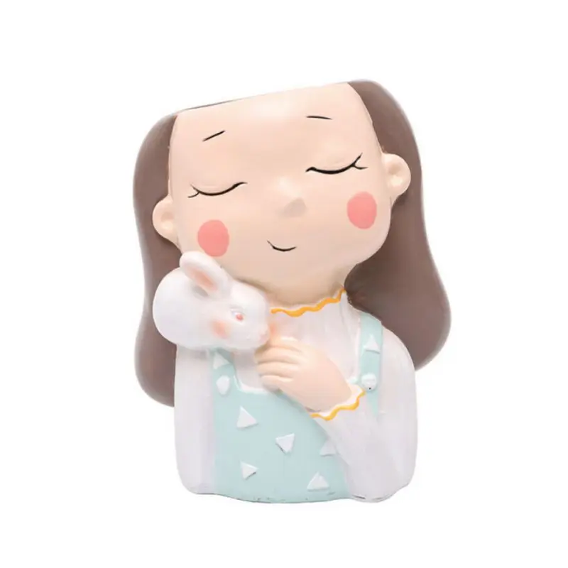 

The smile of the Goddess of Victory, a girly patterned rural style flower pot, gardening supplies, versatile and cool excellent