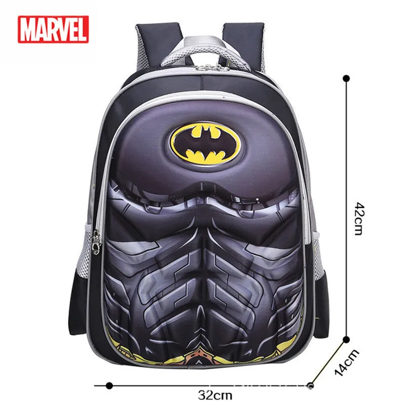 Милый детский школьный портфель MARVEL вместительный рюкзак с 3D мультипликационным