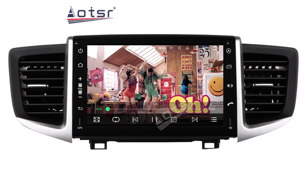 

For Honda Pilot 2013-2017 Car GPS Navigation Android 10.0 Radio Car Multimedia Player Audio Auto Stereo Headunit Audio Bluetooth