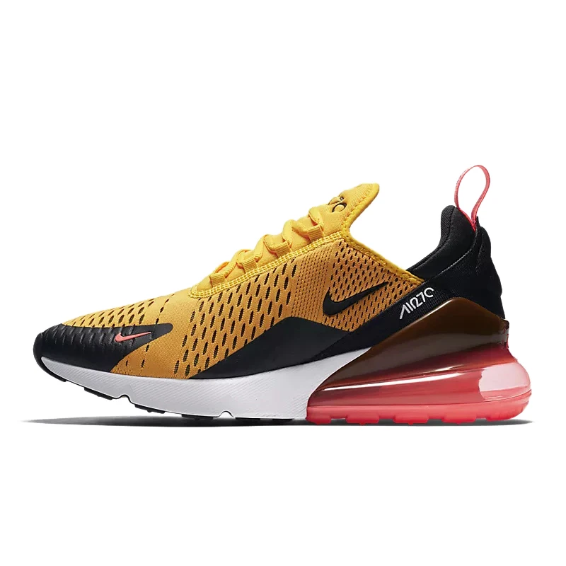 AH8050-004 Оригинальные подлинные мужские кроссовки для бега Nike Air Max 270, спортивные кроссовки яркого цвета, Легкая сетчатая дышащая обувь AH8050 - Цвет: AH8050-004