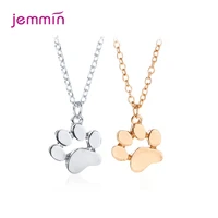 genuine 925 sterling silver pendant necklace simple style charm necklace for women newest fashion jewelry 3 colors for choice