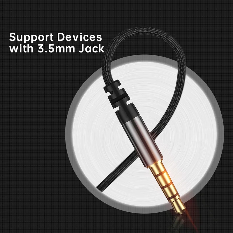 Наушники вкладыши Rock с цирконом стереонаушники микрофоном 3 5 мм|Наушники и