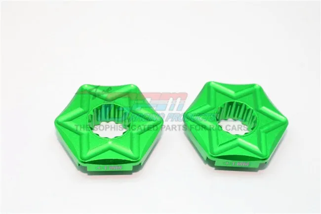 GPM алюминиевый шестигранный коготь колеса (+ 1 мм) для обновлений TRAXXAS и RC|Детали