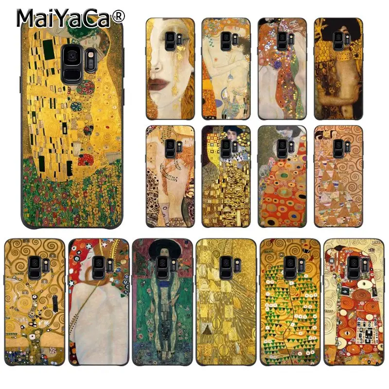 MaiYaCa Gustav Klimt Art TPU мягкие Аксессуары для телефонов Чехол телефона Samsung S9 plus S5 S6 S6edge