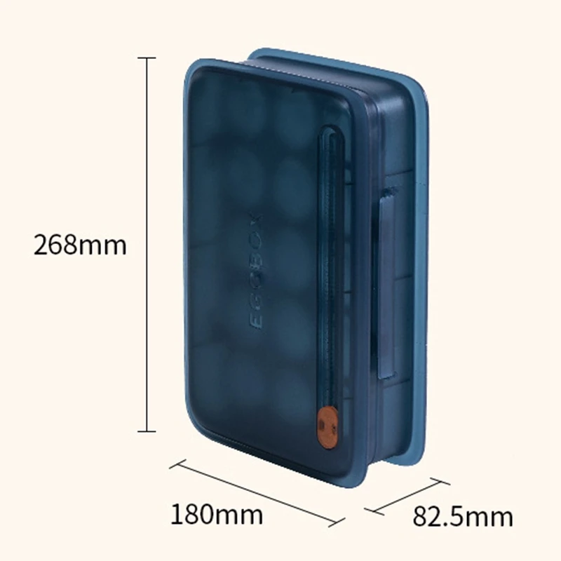 

Egg Container Egg Case Refrigerator Food Eggs Storage Box Kitchen Tool Portable Egg Tray Egg Holder Organizer