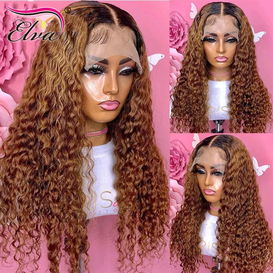 Парик из натуральных волос медового цвета светлый отбеливающий волнистый |