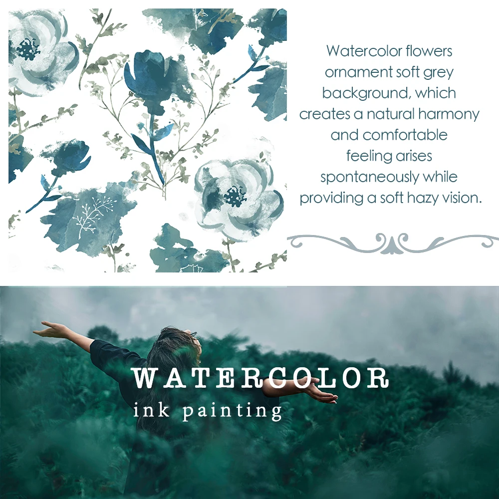 1 шт. прозрачные шторы из искусственной льняной ткани с принтом | Дом и сад