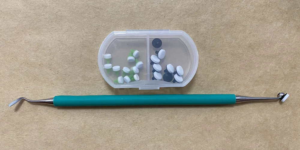 Стоматологические Инструменты для формования из зеленой смолы поролоновые