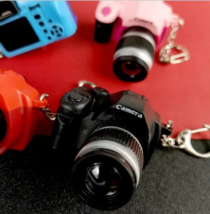 Забавный брелок игрушки с камерой цифровой камеры Led яркий звук вспышки