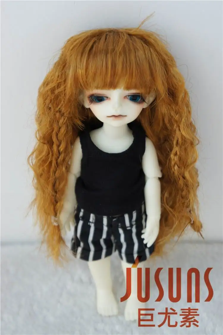 Парик JD149 1/12 1/8 BJD средней длины натуральный Размер 3-4 дюйма 4-5 дюймов 5-6 | Игрушки и