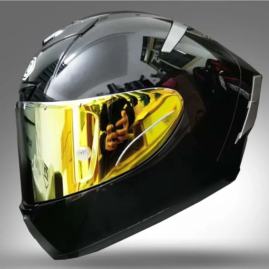 

Full Face Motorcycle helmet X14 glossy black motor helmet Riding Motocross Racing Motobike Helmet