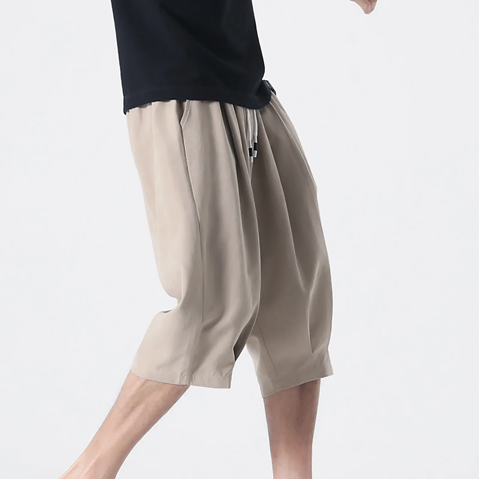 

Men's Fashion Classic Shorts Male Large Size Twill Relaxed Fit Casual Wear Pocket Shorts Pants Short Homme Grande Taille