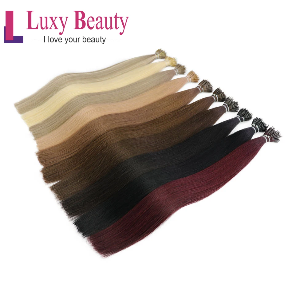 Lucybeauty 1"-22" 1 г/шт. 8 цветов нано-наращивание волос искусственные волосы одинаковой направленности микро кольцо нано бусина волосы микро-звено наращивание волос