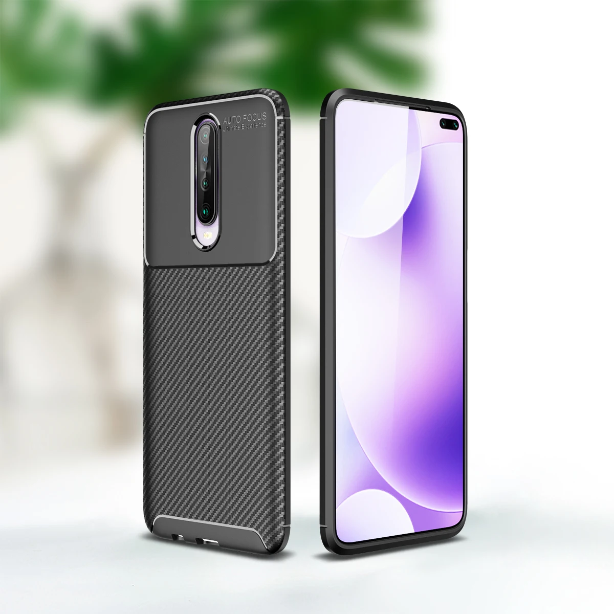 Case For Xiaomi POCO X2 /Redmi Note8T K30 Note 9Pro Note9 Pro Max Cover Luxury Carbon Fiber Bumper Silicone Phone Back Case|Бамперы| |
