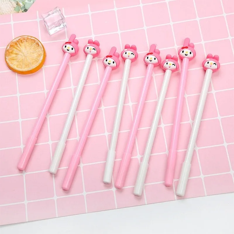 4 шт. креативная гелевая ручка Merlotte Rabbit 0 5 мм Черная инструмент для письма