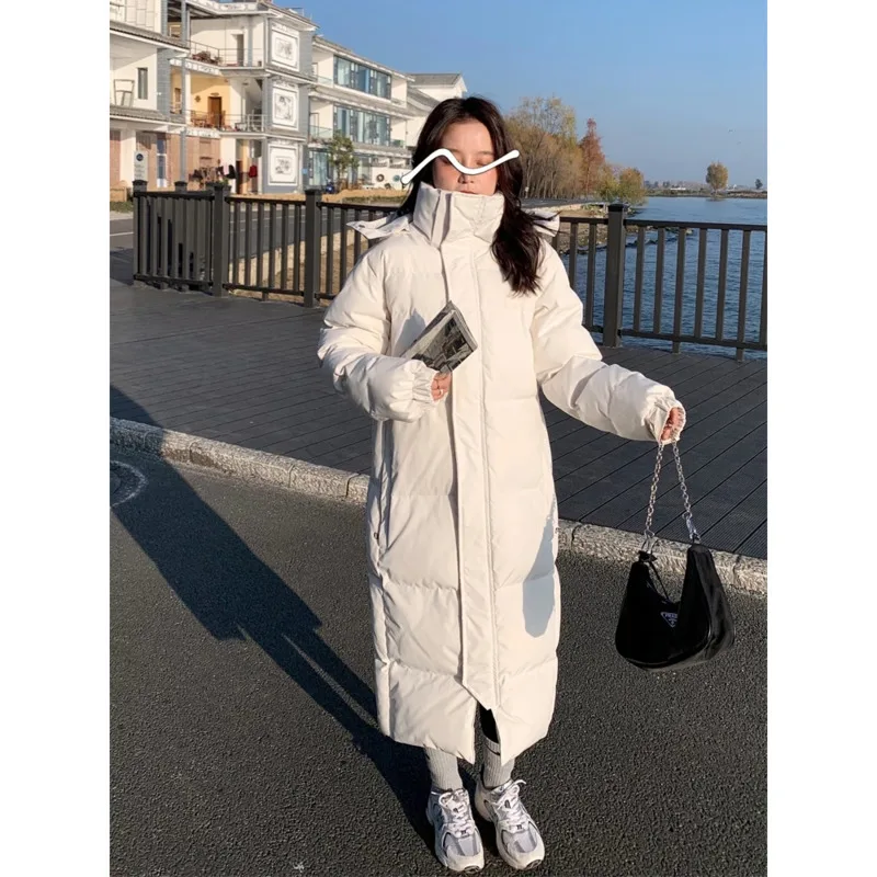 Новинка 2021 Женское зимнее пальто парки высококачественные толстые длинные