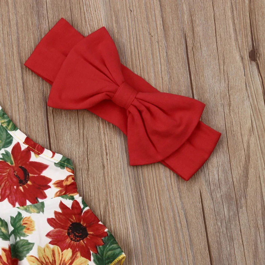 2020 одежда для маленьких девочек топы без рукавов с цветочным рисунком летняя