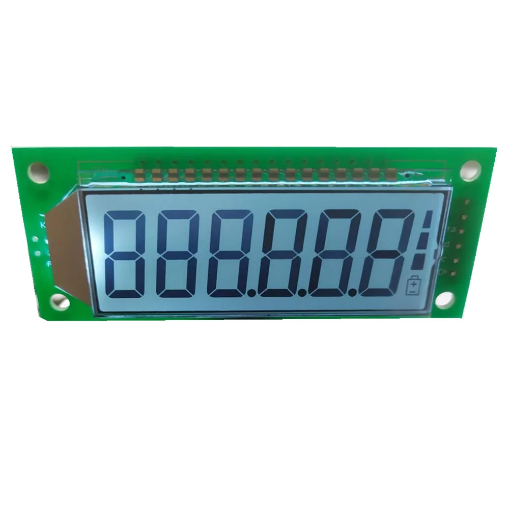 

Taidacent BP Monitor Digital LCD Screen Blue Green White Color Backlight Option 6 Digit LCD HT1621 Segment LCD Display