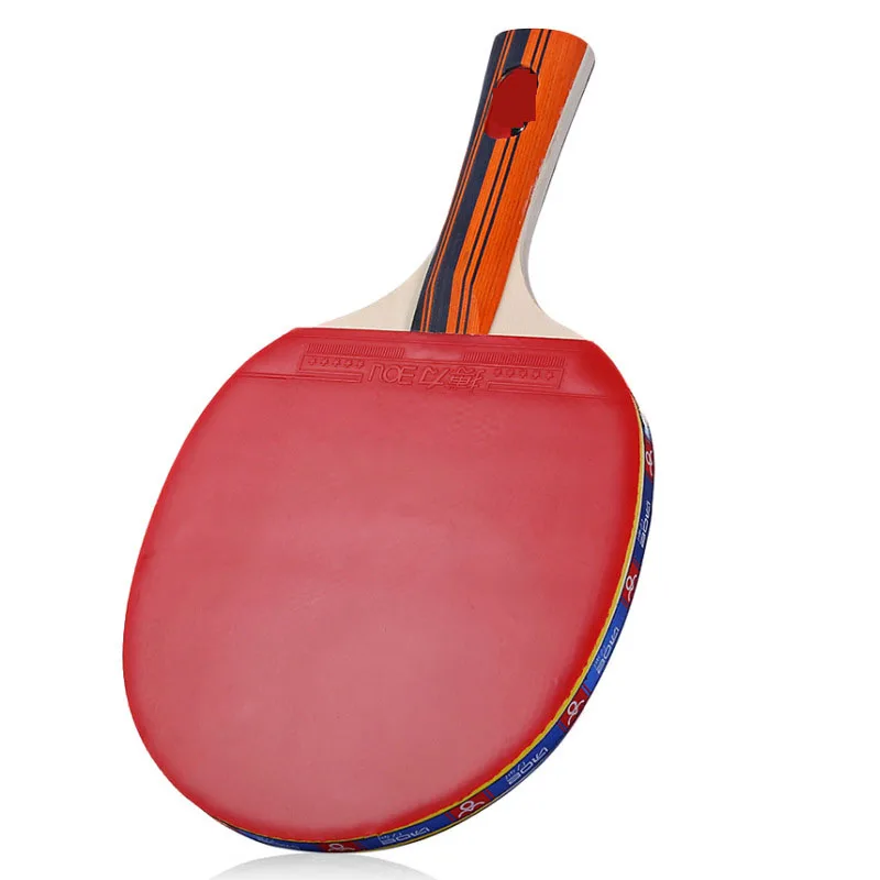 Ракетка для настольного тенниса с длинной резиновой ручкой короткий светильник