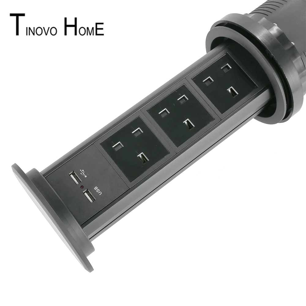 Штепсельная Вилка UK Настольная розетка/сенсорный экран Интеллектуальная
