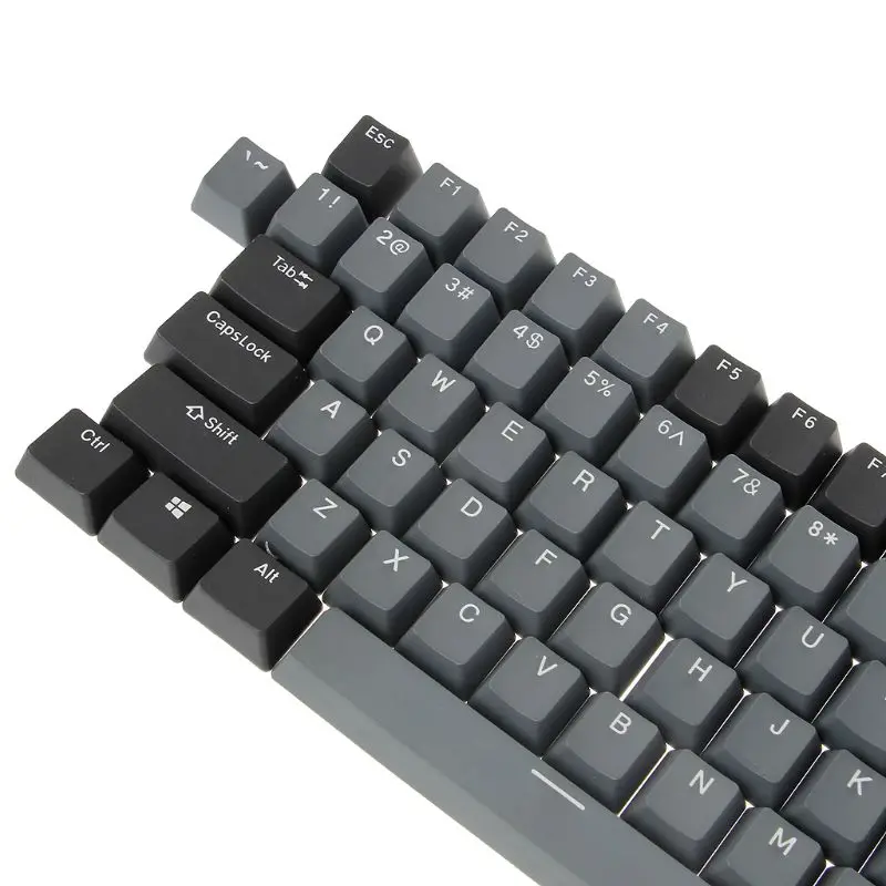 Черно серый смешанный толстый колпачок для клавиш Dolch PBT 108 OEM Вишневый профиль ANSI