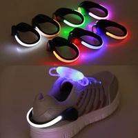 led luminous shoe clip light outdoor running cycling bicycle rgb novelty lighting safety night warn lamp glowing zapato ciclismo
