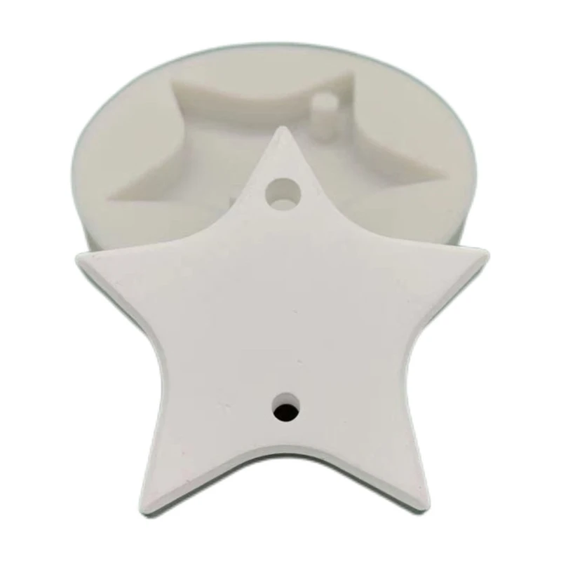 

Five-pointed Star Listing Silicone Mold Epoxy Resin Jewelry Mold Resin Casting Pendant Mold Suitable for Diy Crafts