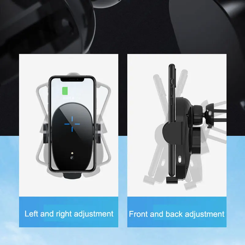 

15W QI Wireless Car Charger Phone Holder Stand Sucker Mount with Magnetic connectors for iPhone 12 mini 12 11 pro max 8 Samsung