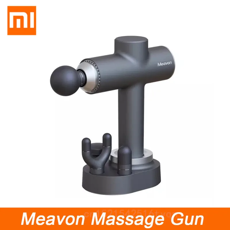 

Xiaomi Meavon 3200r/Min Body Massager Electric Smart Double Mode Fascia Gun Silicone Head Deep Massage For Home Office Gym