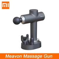 xiaomi meavon 3200rmin body massager electric smart double mode fascia gun silicone head deep massage for home office gym