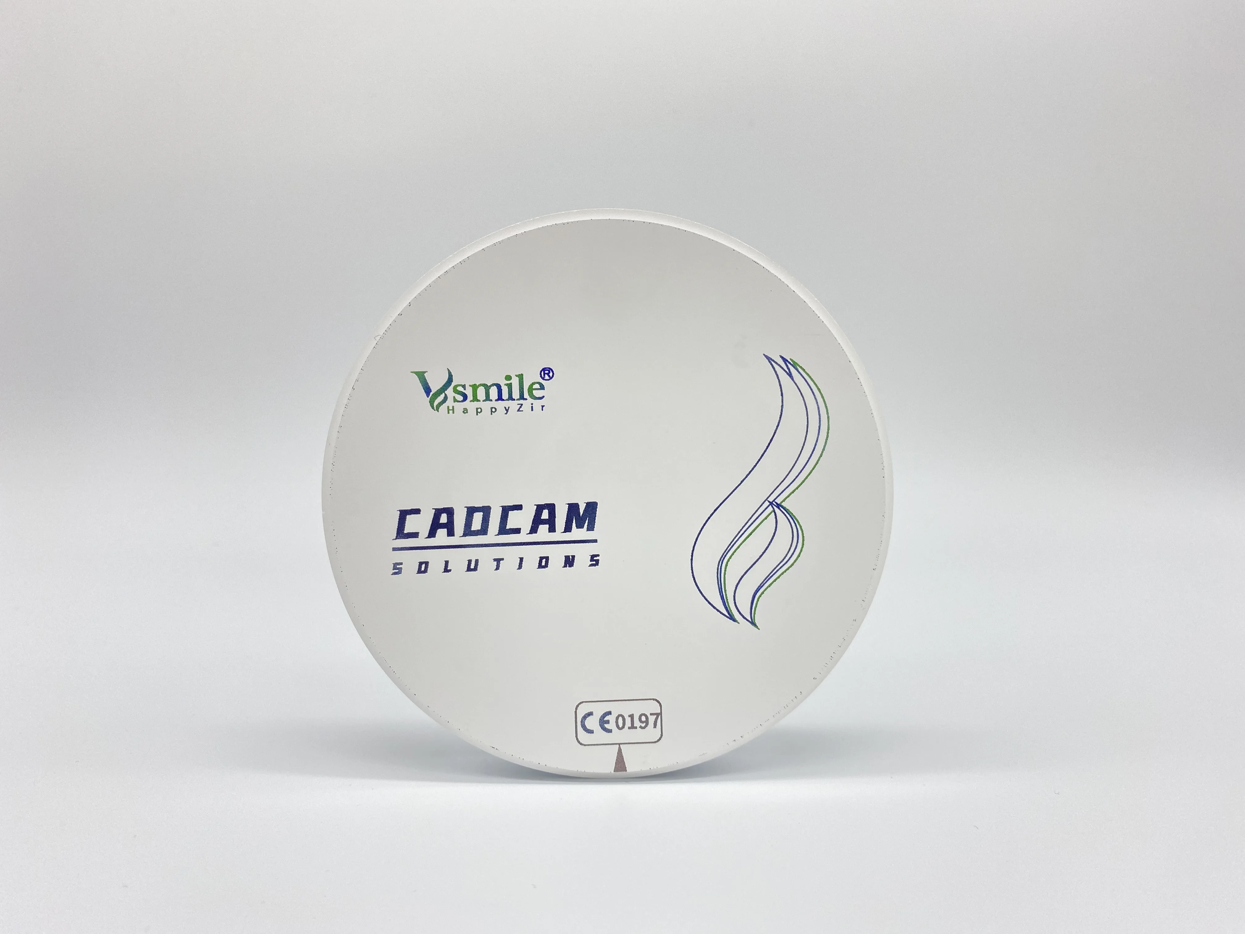 Ультрапрозрачный белый цирконий 98 мм для изготовления внешней системы открытия