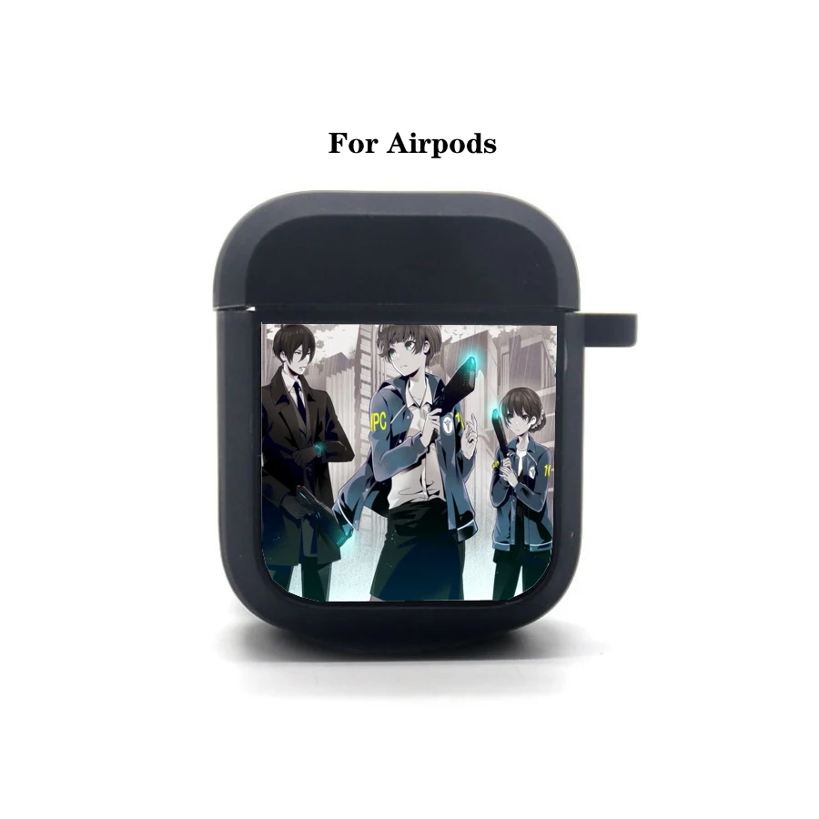 

Anime Psycho-Pass AirPods case Cover Apple AirPods Earphone bag Soft Silicone Bluetooth Protective Earphone Case