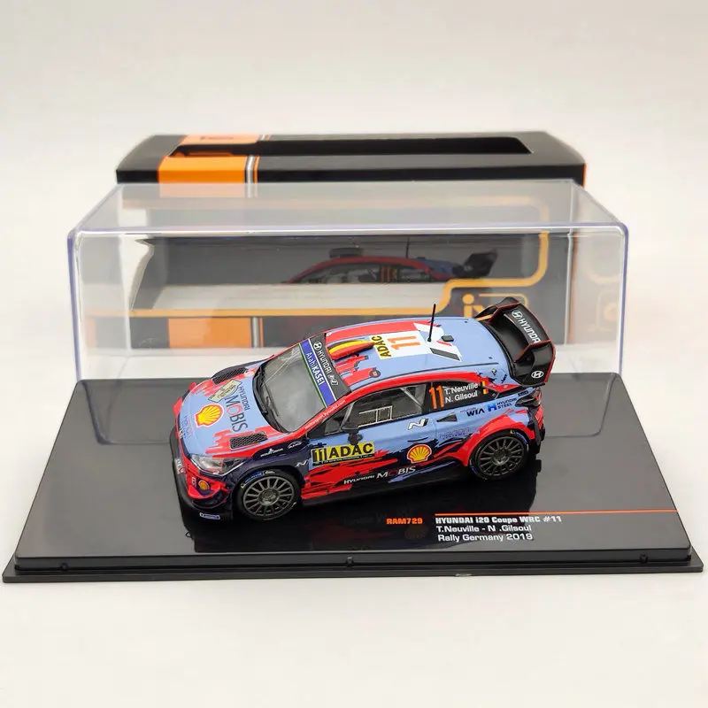 IXO 1/43 для H ~ DAI i20 Coupe WRC #11 T.Neuville N.G Rallye Германия 2019 RAM729 литье под давлением модель