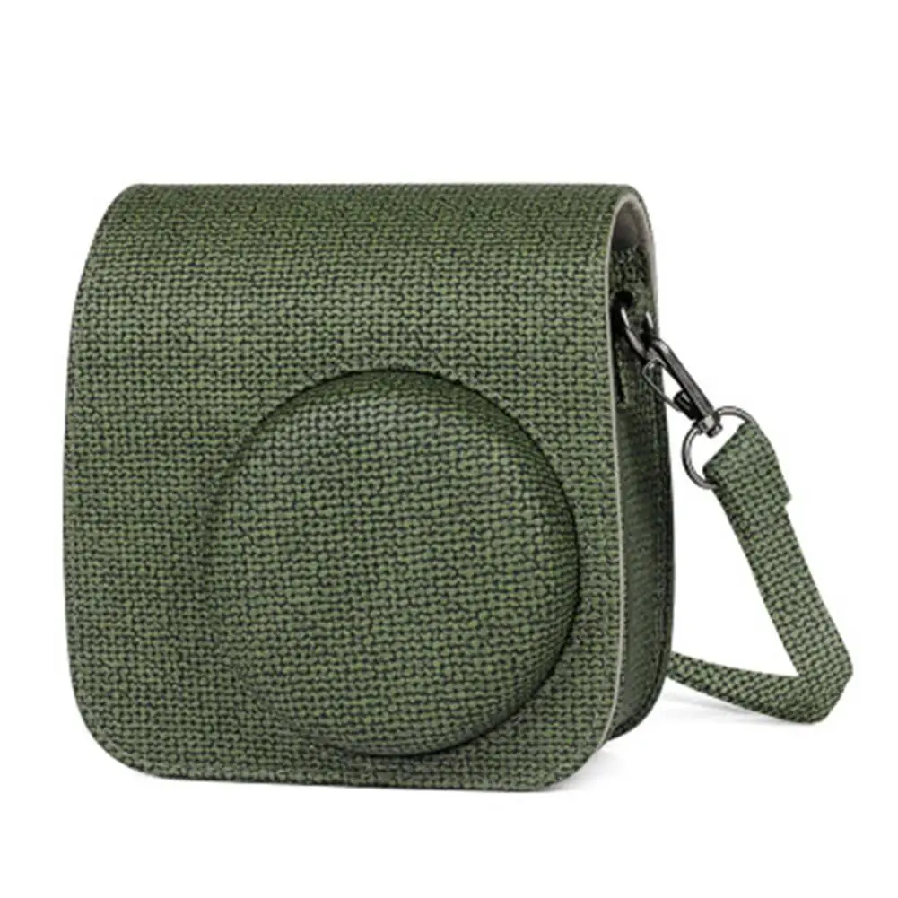 Ретро Тканые чехлы из искусственной кожи чехол для камеры Polaroid Mini8/8 +/9 Fujifilm Instax Mini