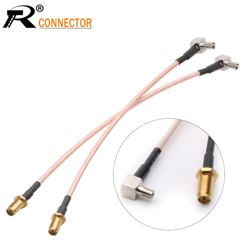 

SMA переключатель TS9 Pigtail кабель RP SMA женский переборка переключатель TS9 мужской правый угол разъем RG316 кабель 15 см 6 "/30 см/50 см/100 см