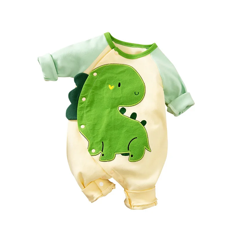 

2020 New Hit Newborn Baby Boy Clothing Children Full Born Girl Clothes Romper Infant Jumpsuit Dinosaur Wear Costume Fall Onesie