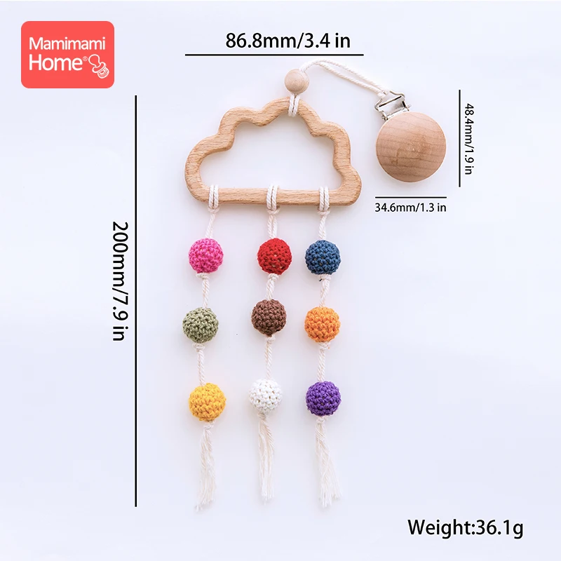 1 шт. Детская Деревянная подвеска для соски-коляски | Мать и ребенок