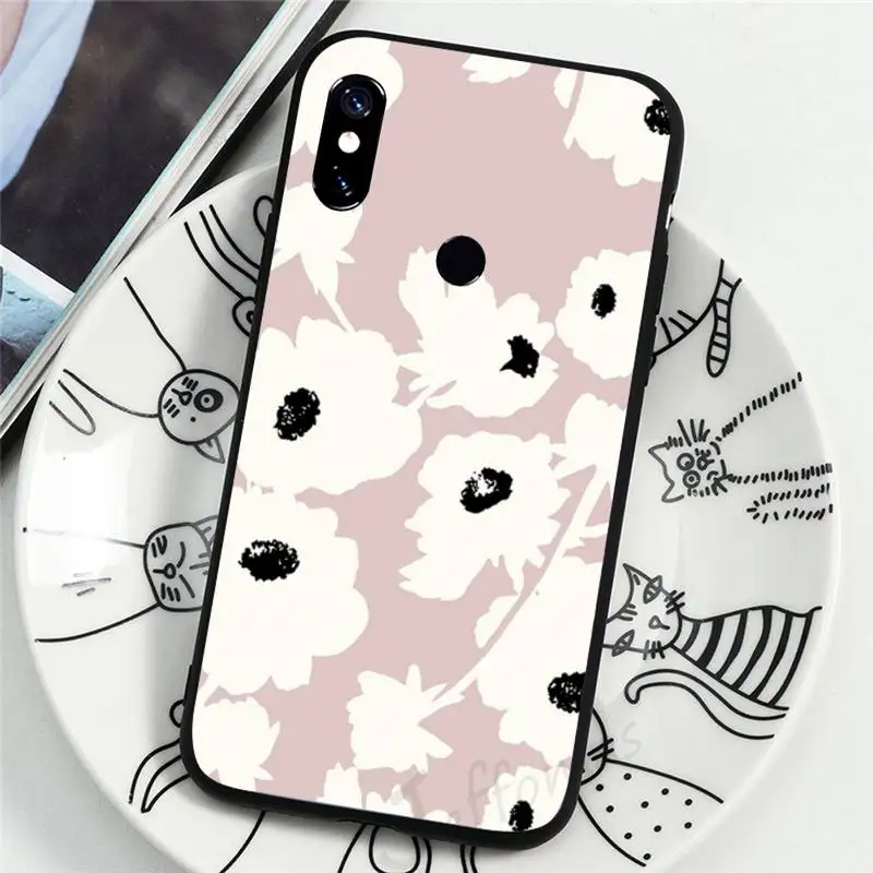 

Phone Case For Xiaomi Redmi Note 4 4x 5 6 7 8 pro S2 PLUS 6A PRO Flowers beatuiful design