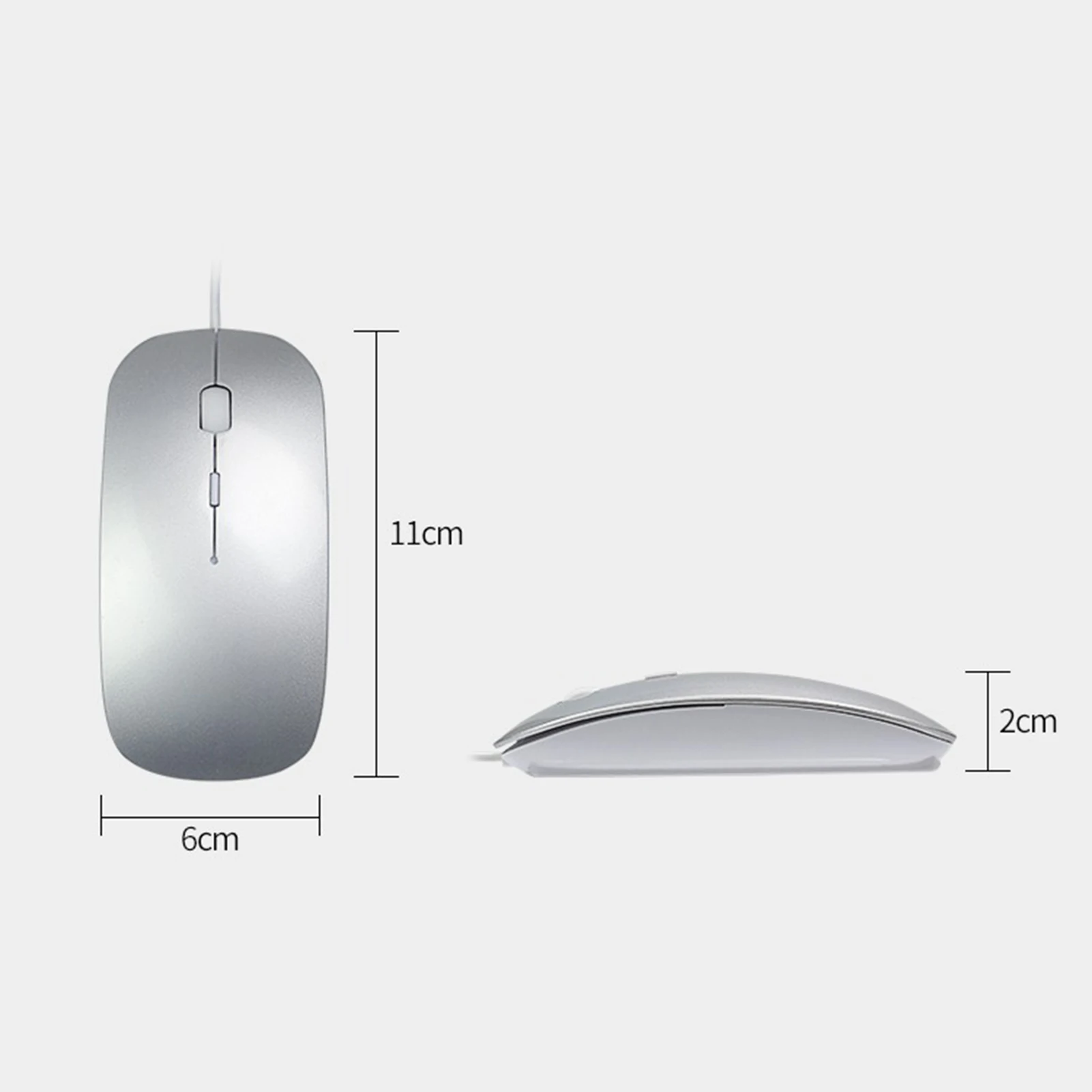 

Universal 800/1000/1200/1600DPI 4 Buttons Wired Mouse PC/Computer Accessory