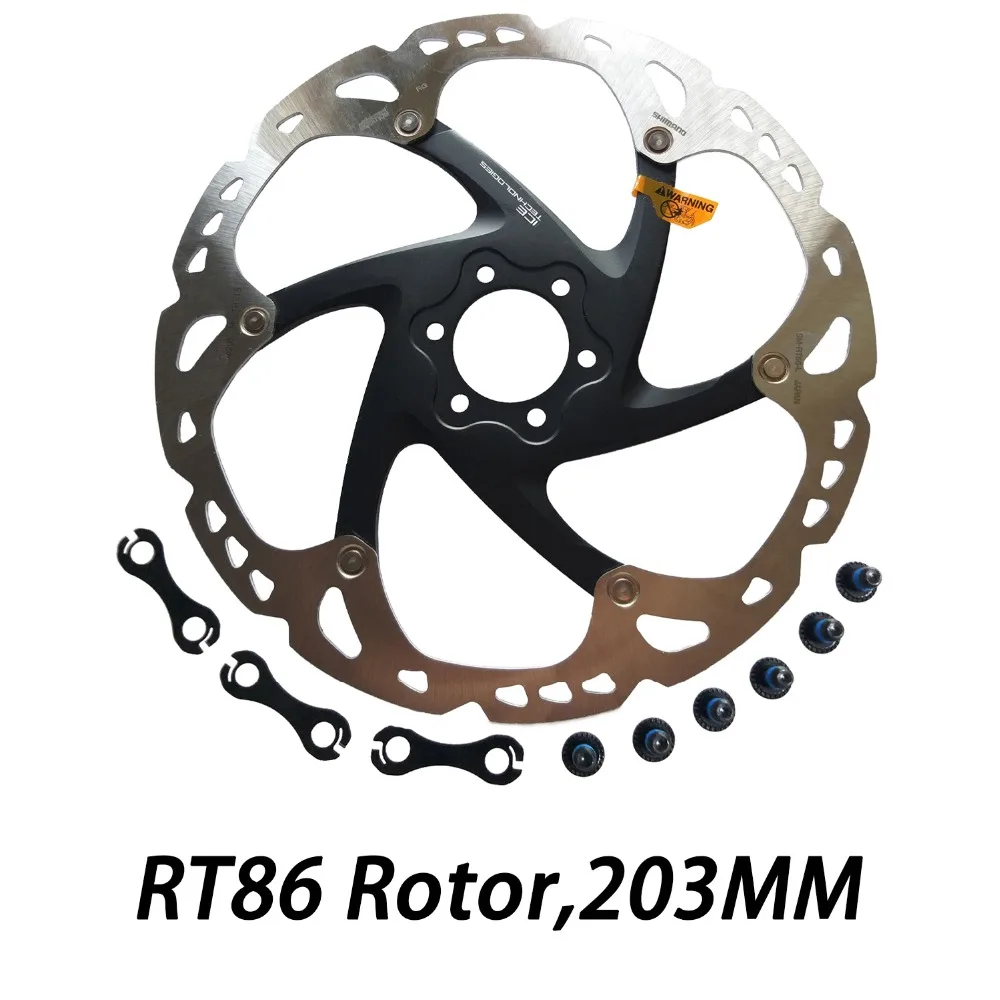 Deore XT SM RT86 RT76 тормозной диск для велосипеда, 6 болтов, технология ice Point, горный велосипед, диск RT-86, 160 мм, 180 мм, 203 мм, для M8000