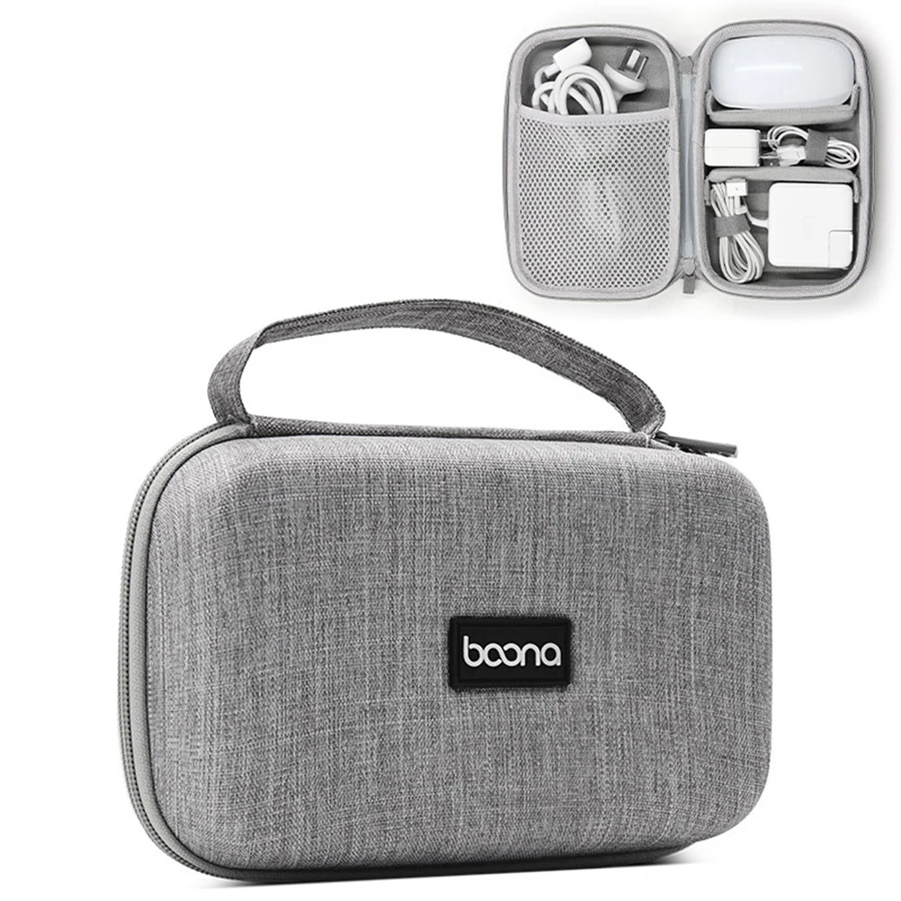 

Travel Electronics Cable Organizer Bag Portable Storage Case for USB Cables Laptop Charger Organizer