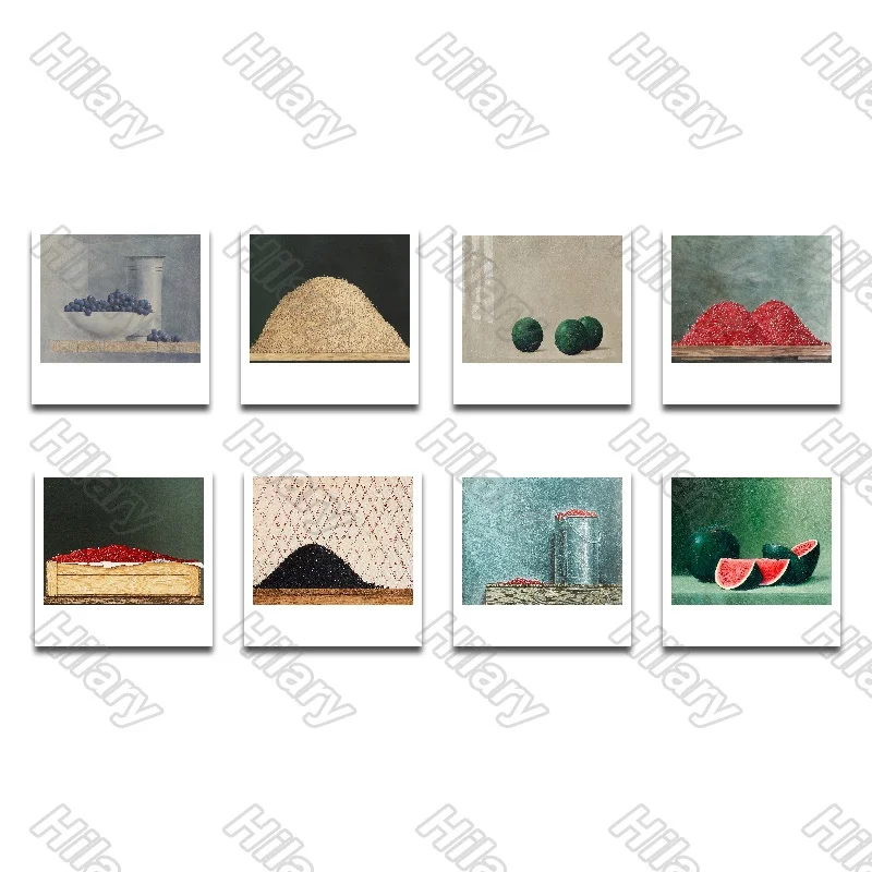 

Poster Abstract Fruits Watermelon Grape Canvas Painting Wall Art Home Decoration for Living Room and Bedroom Frameless Style