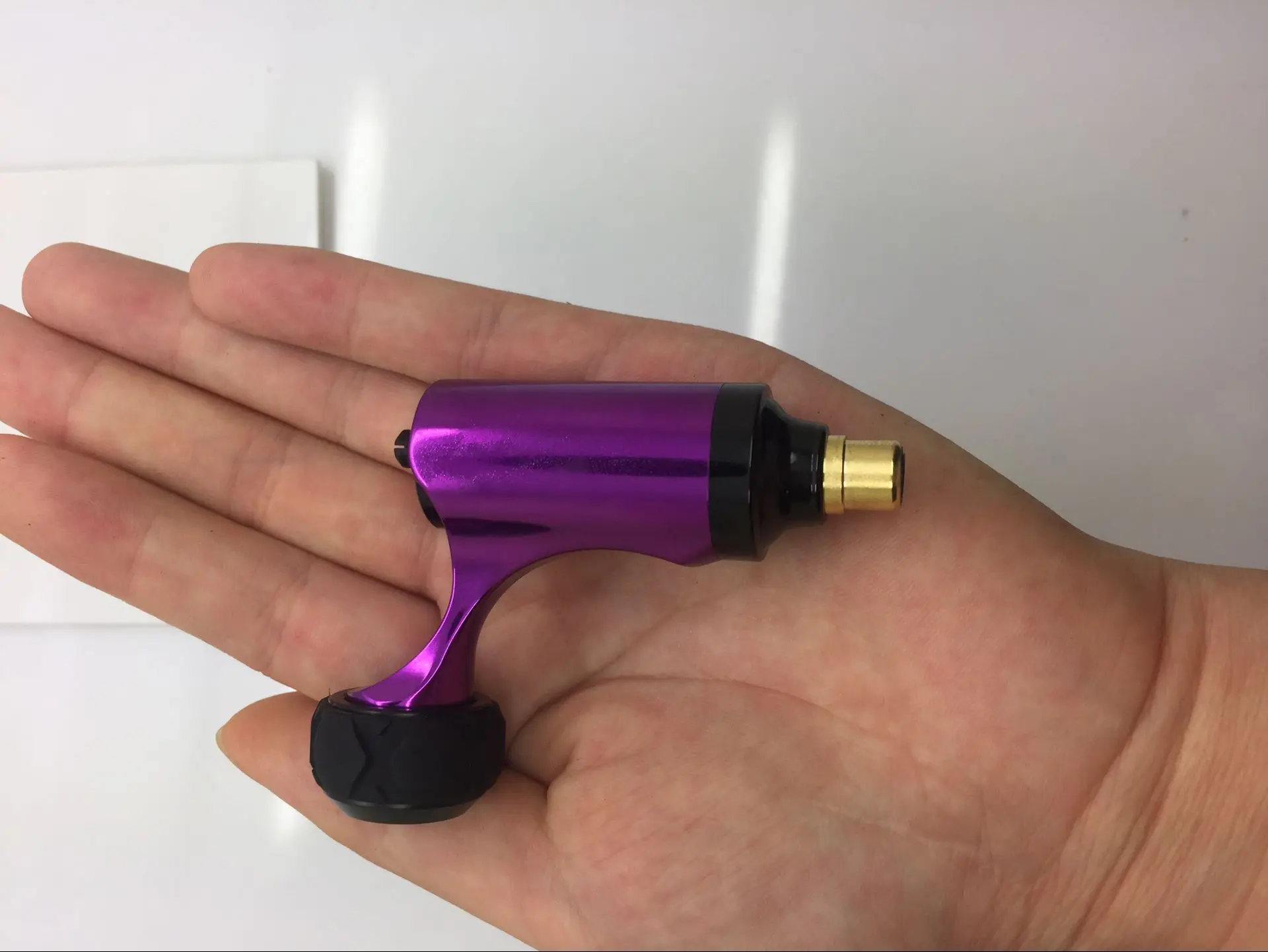 

New! Premium Quality Mini Swiss Motor Rotary Tattoo Machine Purple Supply with Free RCA Cord