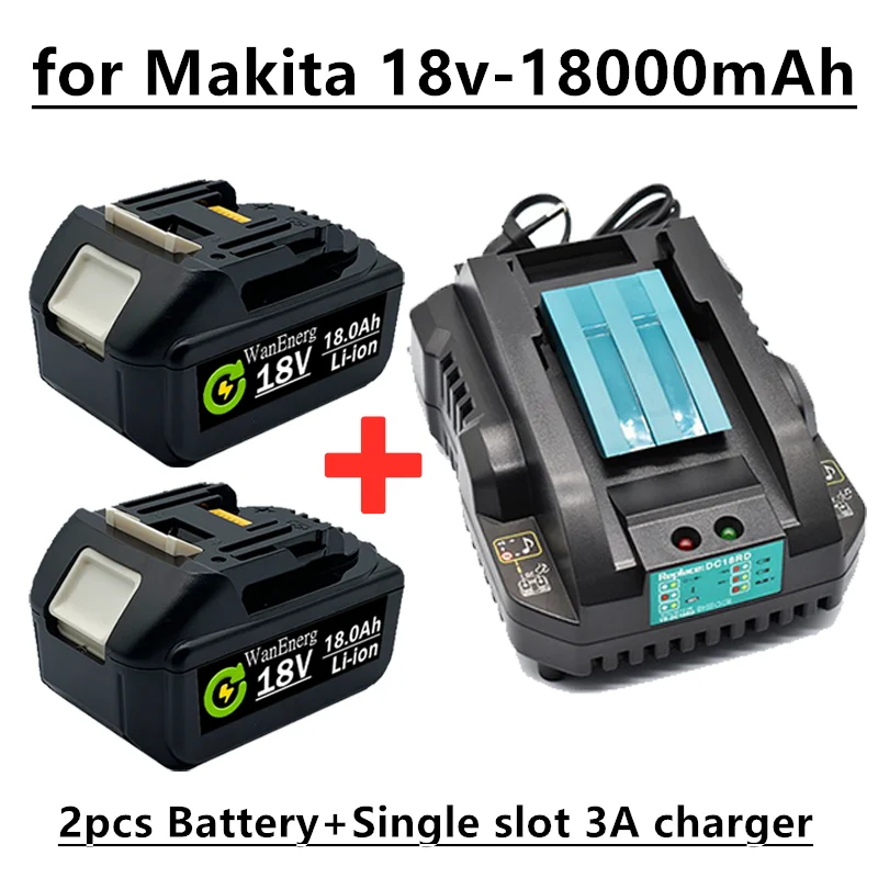 2021 BL1860 перезаряжаемая батарея 18 в 18000 мАч литий-ионная для Makita В 6ah BL1840 BL1850 BL1830 BL1860B